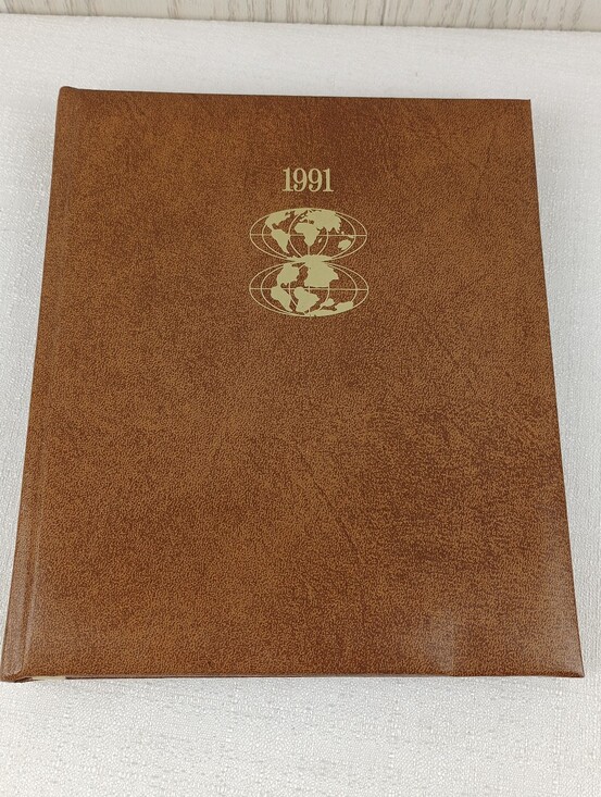 MCI Other - VTG 1991 MCI Appointment Book Journal Calendar Traces Of Adventure Planner.